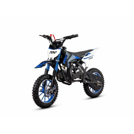 Mini cross spalinowy XTR 702 50cc - niebieski