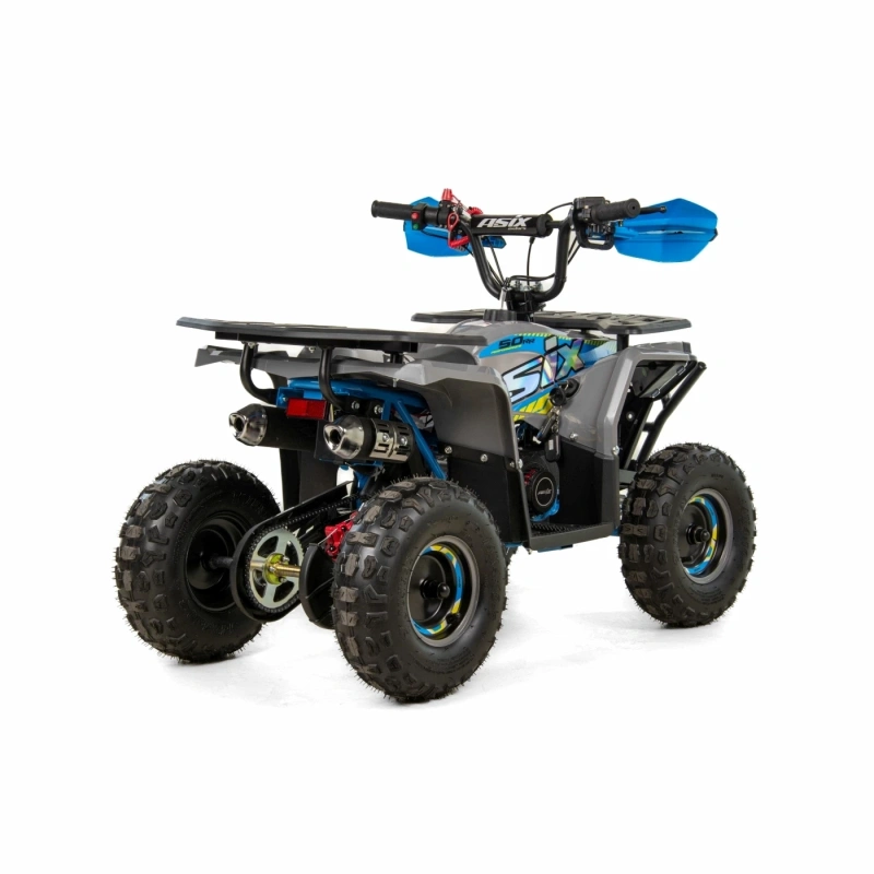 Mini quad spalinowy ASIX M10 - e-start - 49cc - niebieski