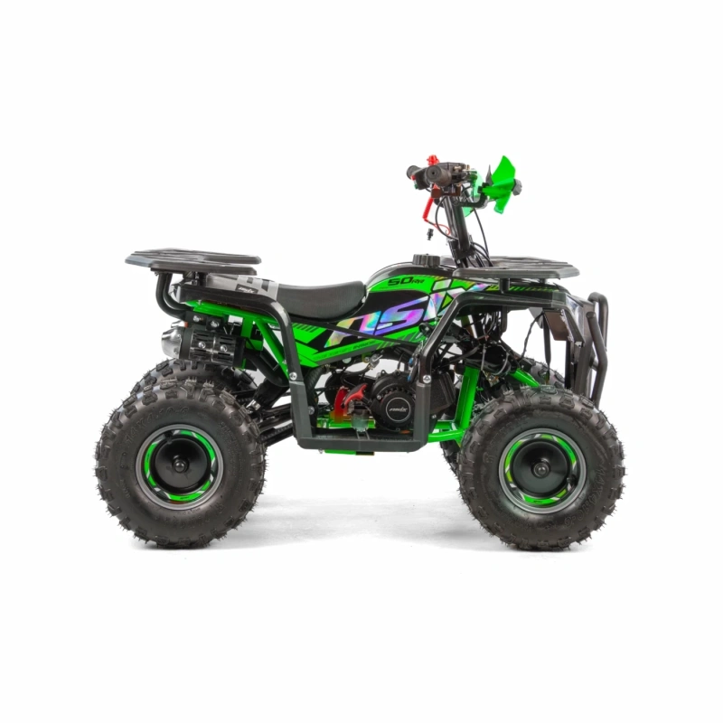 Mini quad spalinowy ASIX M10 - e-start - 49cc - zielony