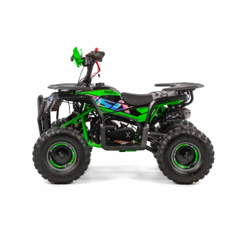 Mini quad spalinowy ASIX M10 - e-start - 49cc - zielony