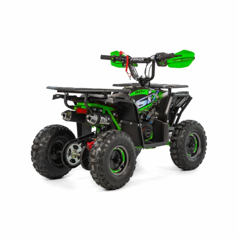 Mini quad spalinowy ASIX M10 - e-start - 49cc - zielony