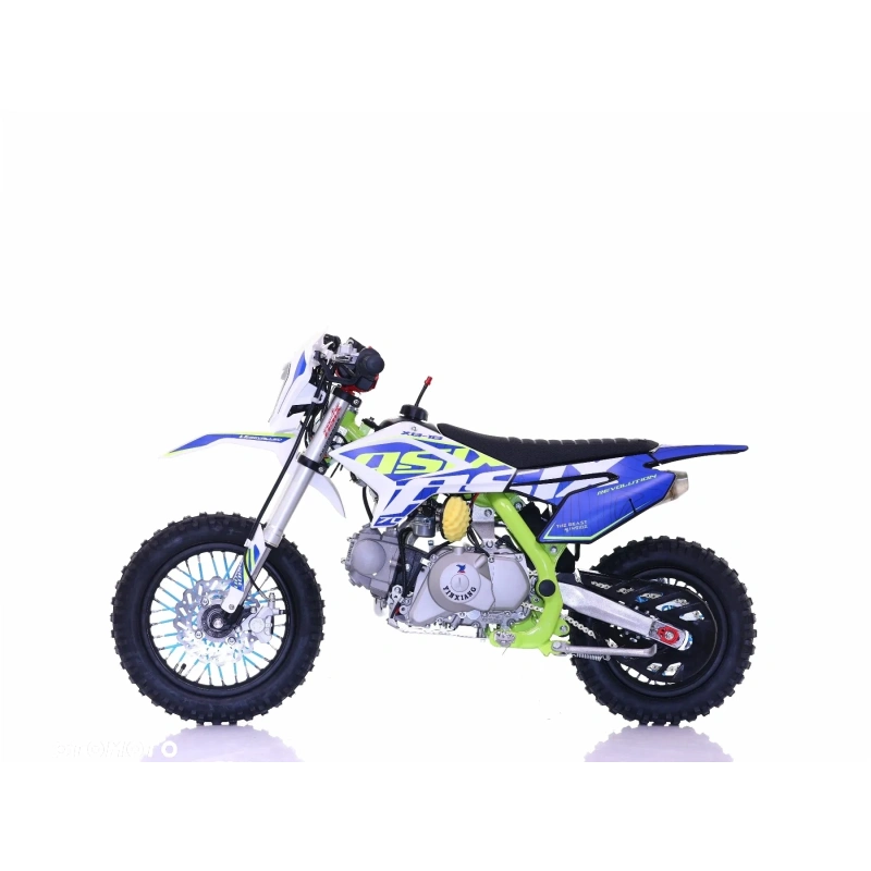 Mini cross spalinowy Asix XB18 70cc - niebieski