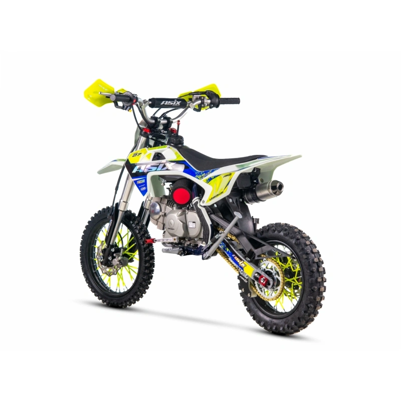 Mini cross spalinowy Asix XB27  - 90cc - 110cc - 125cc - limonkowy