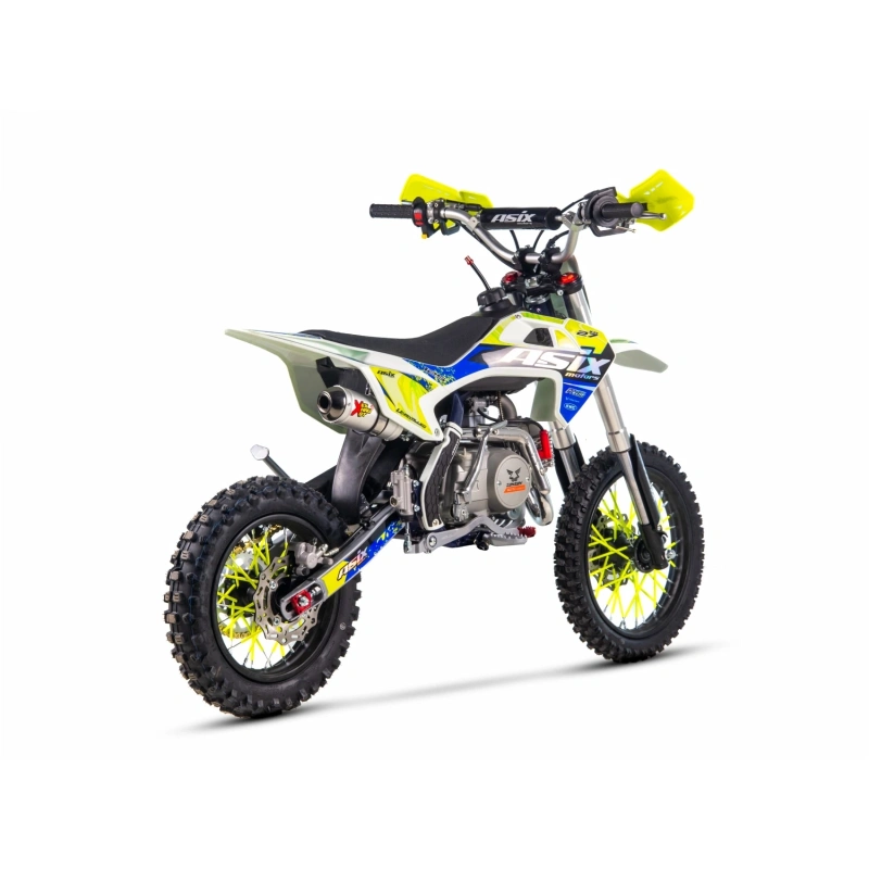 Mini cross spalinowy Asix XB27  - 90cc - 110cc - 125cc - limonkowy